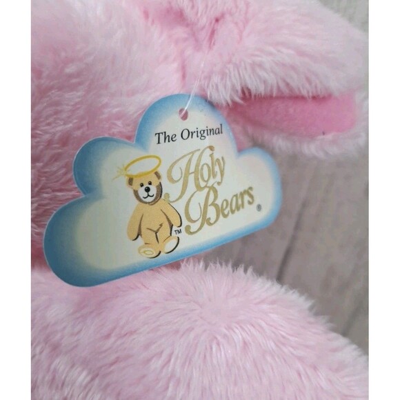 Holy Bears Plush Penny the Pig Angel  Stuffed Animal Toy Pink Wings Tags 2006 - Picture 9 of 12